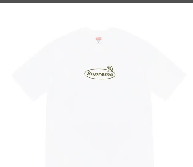 S Short T-shirt L Black Logo Banner M sleeved Warning XL Tee 22FW White and Warning 0920